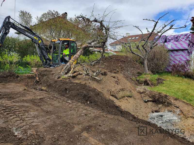 KAMBYGG_Project_029_05 Bygd&oslash;y: fundament til garasje &bull; KAMBYGG