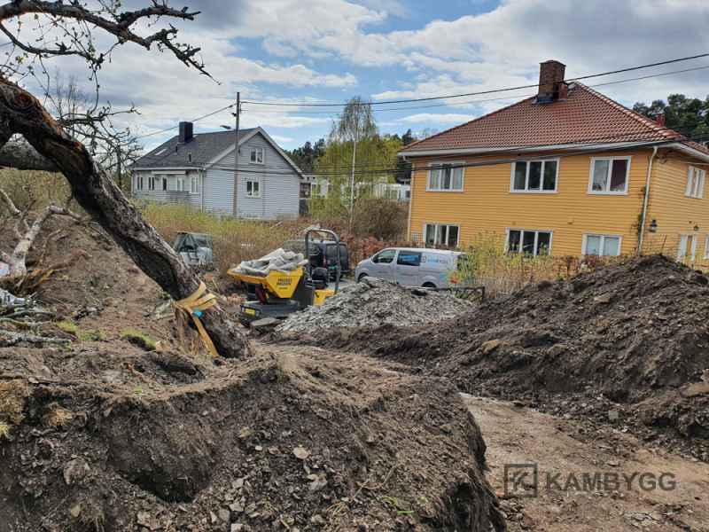 KAMBYGG_Project_029_06 Bygd&oslash;y: fundament til garasje &bull; KAMBYGG