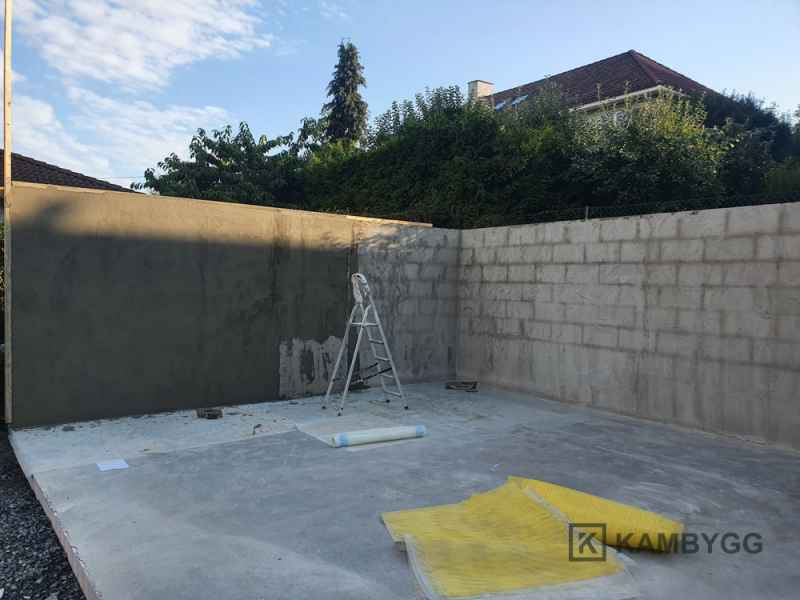 KAMBYGG_Project_029_29 Bygd&oslash;y: fundament til garasje &bull; KAMBYGG