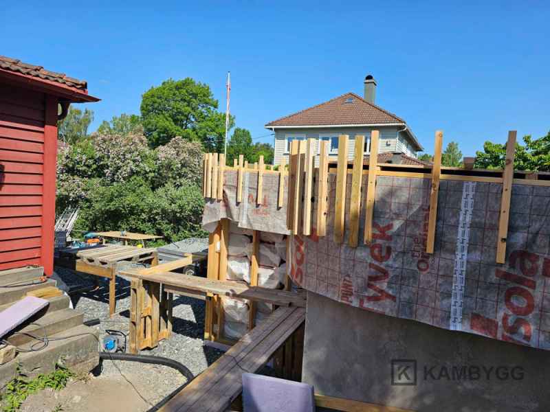 KAMBYGG_Project_030_34 Bygd&oslash;y: fundament til garasje &bull; KAMBYGG