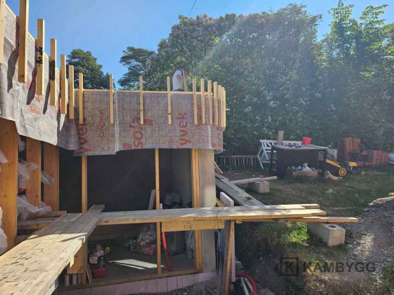 KAMBYGG_Project_030_36 Bygd&oslash;y: fundament til garasje &bull; KAMBYGG