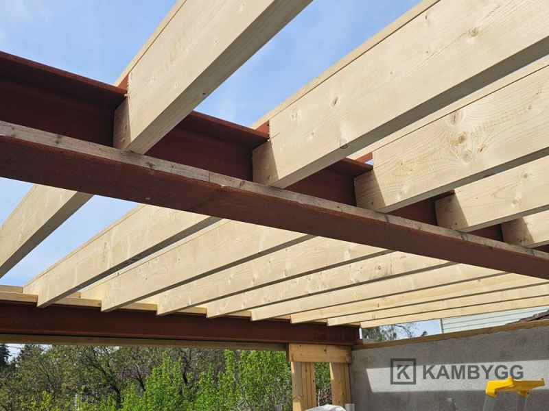 KAMBYGG_Project_030_42 Bygd&oslash;y: fundament til garasje &bull; KAMBYGG