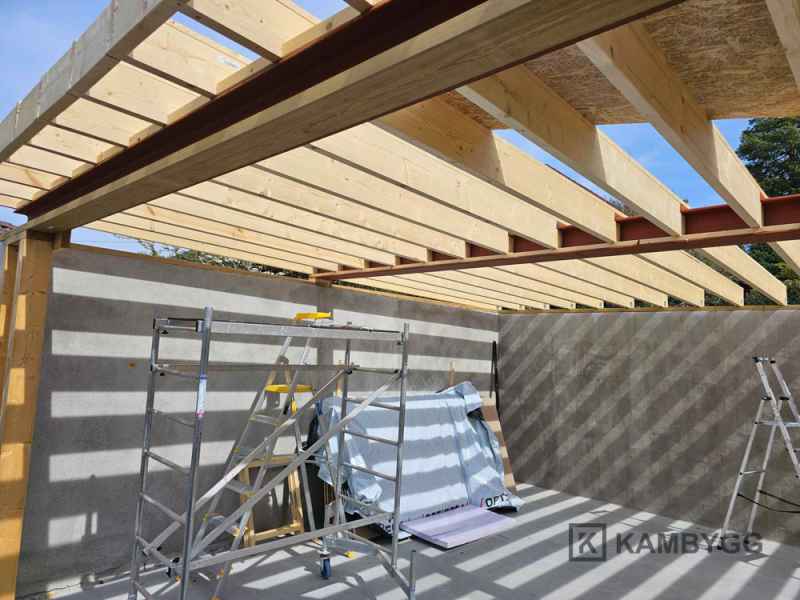 KAMBYGG_Project_030_44 Bygd&oslash;y: fundament til garasje &bull; KAMBYGG