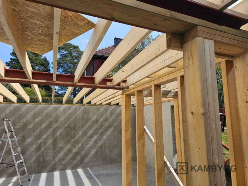 KAMBYGG_Project_030_45 Bygd&oslash;y: fundament til garasje &bull; KAMBYGG