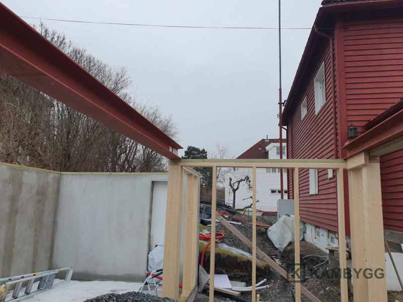 KAMBYGG_Project_030_48 Bygd&oslash;y: fundament til garasje &bull; KAMBYGG