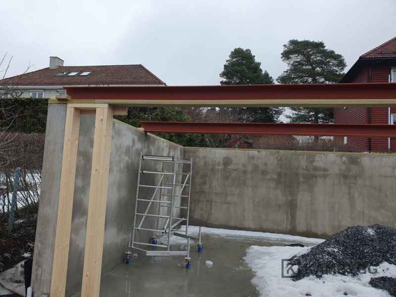 KAMBYGG_Project_030_50 Bygd&oslash;y: fundament til garasje &bull; KAMBYGG