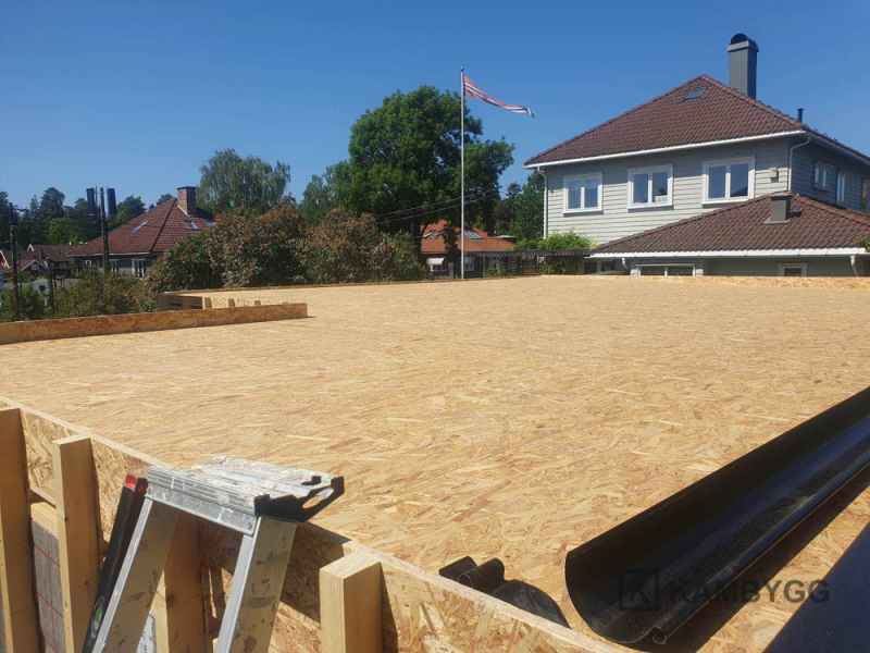 KAMBYGG_Project_030_58 Bygd&oslash;y: fundament til garasje &bull; KAMBYGG