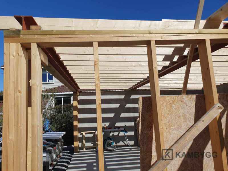 KAMBYGG_Project_030_71 Bygd&oslash;y: fundament til garasje &bull; KAMBYGG