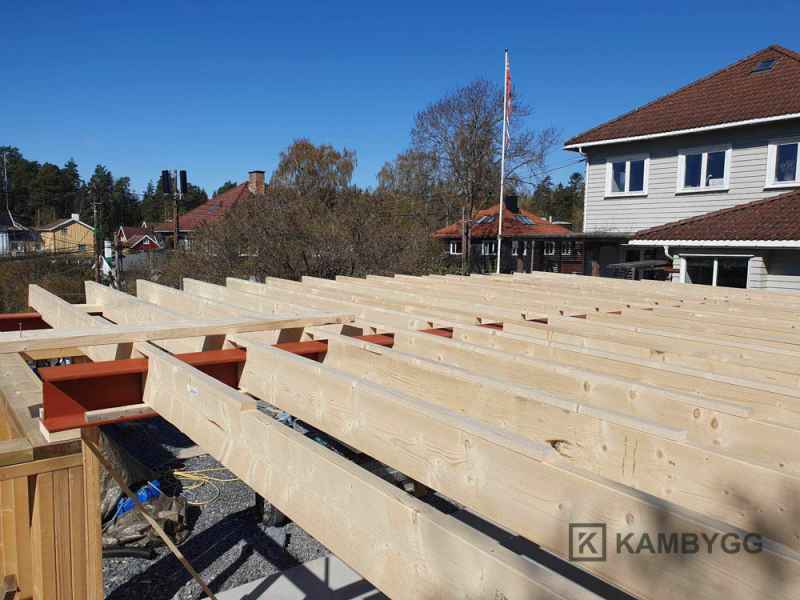 KAMBYGG_Project_030_73 Bygd&oslash;y: fundament til garasje &bull; KAMBYGG