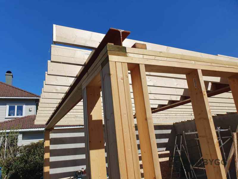 KAMBYGG_Project_030_74 Bygd&oslash;y: fundament til garasje &bull; KAMBYGG